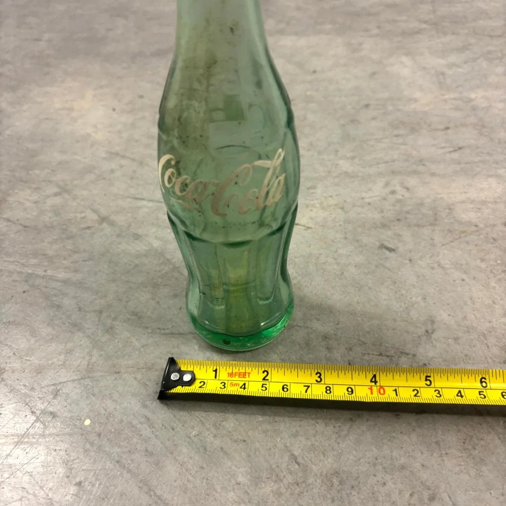 Vintage Coca-Cola ACL Hobbleskirt 6.5 oz Glass Bottle Wilkes-Barre PA Green